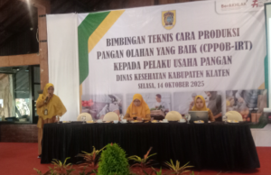 Bimtek Cara Produksi Pangan Olahan Yang Baik Bagi Industri Rumah Tangga