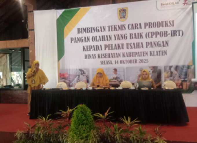 Bimtek Cara Produksi Pangan Olahan Yang Baik Bagi Industri Rumah Tangga