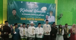 Peringati Hari Santri Nasional Tahun 2025 NWC NU Kecamatan Juwiring Gelar Kolosal Hadroh.