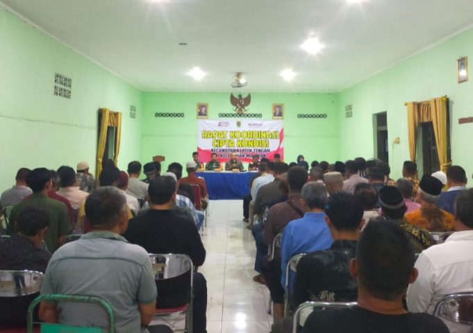 Babinsa Mojayan Klaten Dorong Penguatan Kamtibmas Lewat Rakor Cipta Kondisi