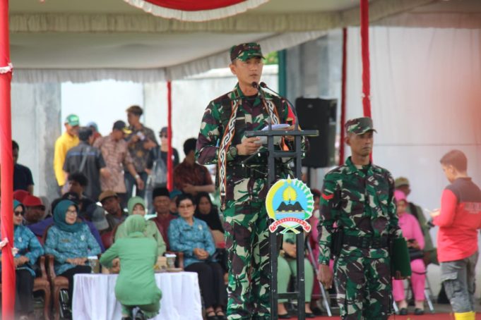 Dandim 0723/Klaten Resmi Tutup KBMKB ke-XXXI Di Desa Gondangsari Juwiring