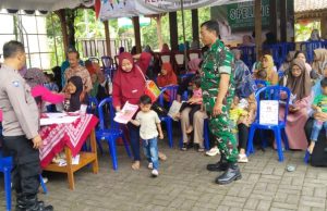 Babinsa Desa Kebon Hadiri Pelaksanaan Layanan SPELING RSI Cawas