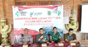 Danramil 05/Jatinom Hadiri Loka Karya Mini Lintas Sektoral Puskesmas Kayumas Klaten