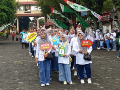 Peringati Hari Kesehatan Nasional Dinkes Kabupaten Klaten Gelar Jalan Sehat.
