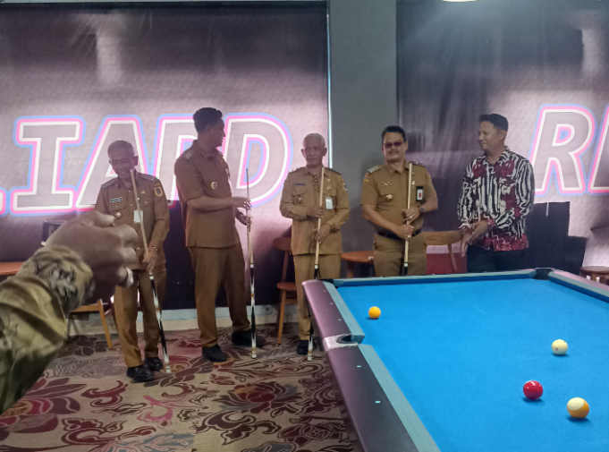 Grand Opening Klaten Billiard & Resto ; Bupati Hamenang Wajar Ismoyo Masyarakat Sudah Lebih Positif Memaknai Olah Raga Billiard