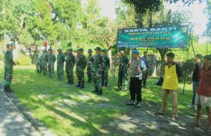 Peringati Hari Juang TNI AD Tahun 2025, Kodim 0723/Klaten Gelar Karya Bakti Di Vihara Bodhivamsa