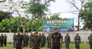 Kodim 0723/Klaten Selenggarakan Upacara Peringatan Hari Juang TNI Angkatan Darat Tahun 2025