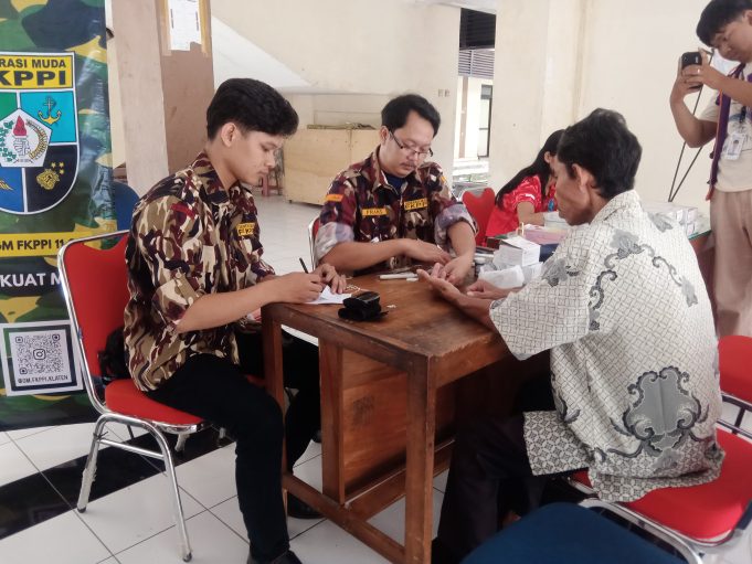 GM FKPPI Kabupaten Klaten Laksanakan Sosial Kemasyarakatan Cek Kesehatan Gratis Di Rusunawa.