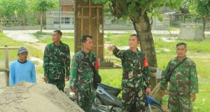 Dandim Klaten Tinjau Langsung Pembangunan Koperasi Desa/Kelurahan Merah Putih