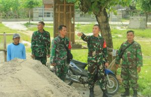 Dandim Klaten Tinjau Langsung Pembangunan Koperasi Desa/Kelurahan Merah Putih