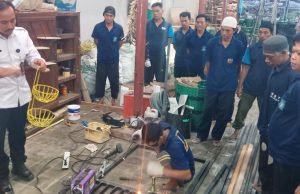 LAPAS KLATEN GELAR PELATIHAN KETERAMPILAN LAS LISTRIK UNTUK BEKAL KEMBALI KE KEMANDIRIAN WARGA BINAAN