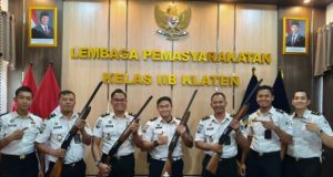LAPAS KLATEN GELAR HARWAT SENJATA, DETEKSI DINI GANGGUAN KAMTIB DAN PERKUAT KEAMANAN