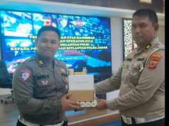 SAT LANTAS POLRES KUNINGAN SIAP LAKSANAKAN TILANG ETLE HANDHELD