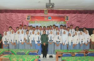 Kodim 0723/Klaten Sosialisasikan Penerimaan Bintara Dan Tamtama PK TNI AD TA 2026 Di SMA Negeri 1 Karangnongko