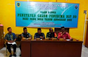 Demi Kesejahteraan Warga, Babinsa Desa Ngandong Klaten Hadiri Musdessus Penetapan Penerima BLT Dana Desa Tahun 2026