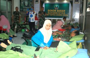 Kodim 0723/Klaten Gelar Donor Darah Peringati HUT Persit KCK Ke-80 Tahun 2026