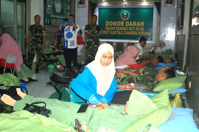 Kodim 0723/Klaten Gelar Donor Darah Peringati HUT Persit KCK Ke-80 Tahun 2026