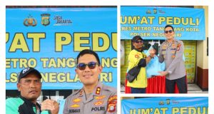 Silaturahmi Dengan Driver Ojol, Wakapolres Tangerang Kota Tekankan Keselamatan dan Ketertiban Berlalu Lintas
