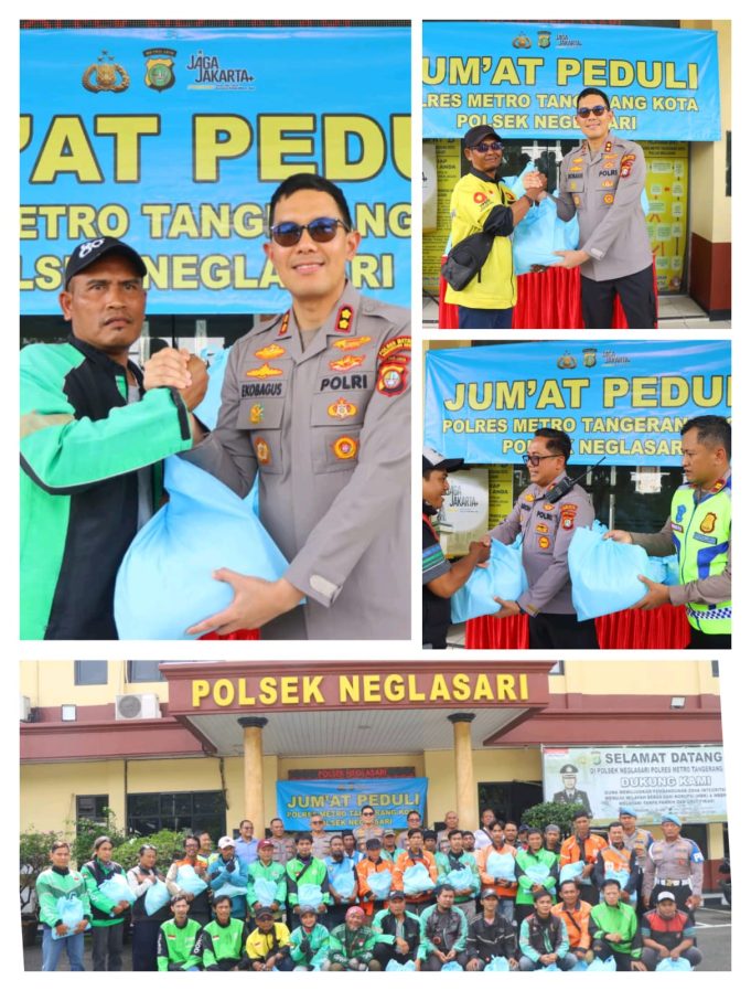 Silaturahmi Dengan Driver Ojol, Wakapolres Tangerang Kota Tekankan Keselamatan dan Ketertiban Berlalu Lintas