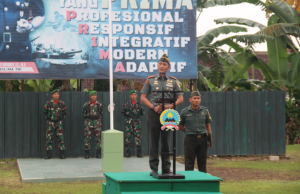 Upacara Bendera Kodim 0723/Klaten Teguhkan Semangat Pengabdian Prajurit Dan ASN Di Awal Tahun 2026