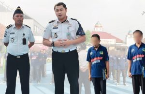LAPAS KLATEN BERIKAN PENGARAHAN LANGSUNG PADA APEL TAMPING KEDISIPLINAN, KA. KPLP