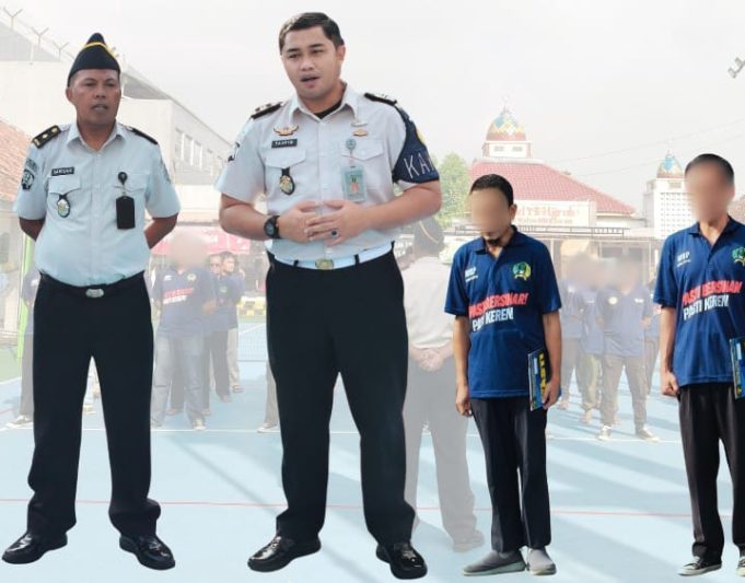 LAPAS KLATEN BERIKAN PENGARAHAN LANGSUNG PADA APEL TAMPING KEDISIPLINAN, KA. KPLP