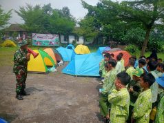 Babinsa Koramil 15/Polanharjo Berikan Pembinaan Kepemimpinan Dan Disiplin kepada Siswa Ibnu Abbas Klaten
