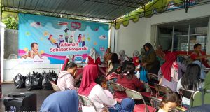 Alfamart & Baby Happy perkuat Sahabat Posyandu di Klaten. Ribuan ibu & anak terima layanan kesehatan