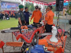 Perkuat Sinergi, Koramil 08/Ngawen Hadiri Apel Kesiapsiagaan Tanggap Bencana Di Kecamatan Ngawen Klaten