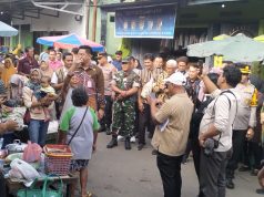 Danramil 05/Jatinom Dampingi Bupati Klaten Tinjau Pasar Gabus Jelang Ramadhan 1447 H