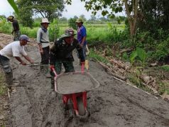 Di Bulan Ramadhan, Betonisasi TMMD Sengkuyung Tahap I TA 2026 Kodim 0723/Klaten Terus Dikerjakan