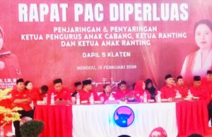 Partai Demokrasi Indonesia Perjuangan (PDIP) Dapil 5 Kabupaten Klaten Gelar Rapat PAC Diperluas.