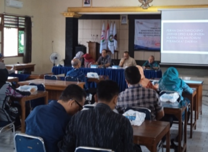 Dinsos P3APPKB Kabupaten Klaten Gelar Forum Perangkat Daerah Dalam Rangka Penyusunan Rancangan Rencana Kerja