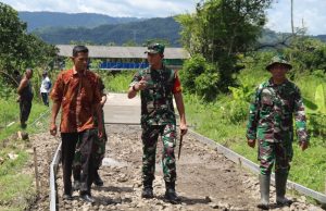 Dandim 0723/Klaten Tinjau Progres TMMD Sengkuyung Tahap I TA 2026 Di Desa Pandes