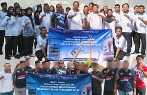 Lapas Klaten Peringati Hari Pemasyarakatan Ke-62 Gelar Kegiatan Bakti Sosial, Kebersihan Lingkungan Lapas, Bersama Seluruh Pegawai WBP.