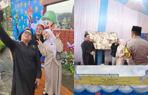 WOW!!! POLRES KUNINGAN SULAP POS TERPADU TAMAN KOTA JADI DUNIA MARIO BROS. BIKIN BETAH!!