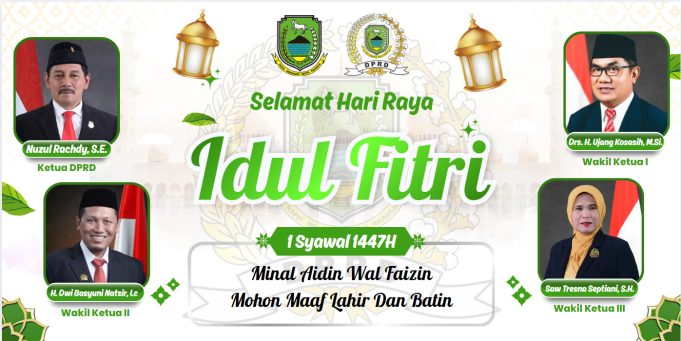 DPRD KABUPATEN KUNINGAN MENGUCAPKAN SELAMAT HARI RAYA IDUL FITRI 1447 H