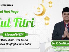 KEPALA DISPERKIMTAN KABUPATEN KUNINGAN MENGUCAPKAN SELAMAT HARI RAYA IDUL FITRI 1447 H
