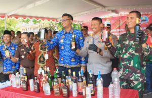 Forkopimda Klaten Musnahkan Miras Dan Knalpot Bising, Wujud Nyata Komitmen Jaga Kamtibmas