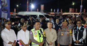 Kapolda Banten dampingi Menhub, dan Kakorlantas Cek Kesiapan Arus Mudik di Pelabuhan