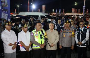 Kapolda Banten dampingi Menhub, dan Kakorlantas Cek Kesiapan Arus Mudik di Pelabuhan