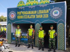 Kodim 0723/Klaten Gelar Pos Pengamanan Lebaran Idul Fitri 2026 Di Rest Area Gondang