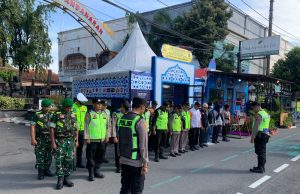 Pengamanan Lebaran 2026, Kodim 0723/Klaten Siagakan Personel Di Pos Alun-Alun Klaten
