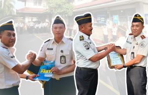 Apresiasi Dedikasi, Kalapas Klaten Sematkan Tanda Kenaikan Pangkat Serta Berikan Reward Kepada Pegawai.