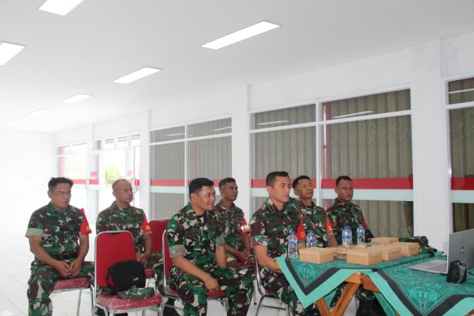Dandim 0723/Klaten Ikuti Vicon Percepatan Pembangunan Koperasi Desa/Kelurahan Merah Putih