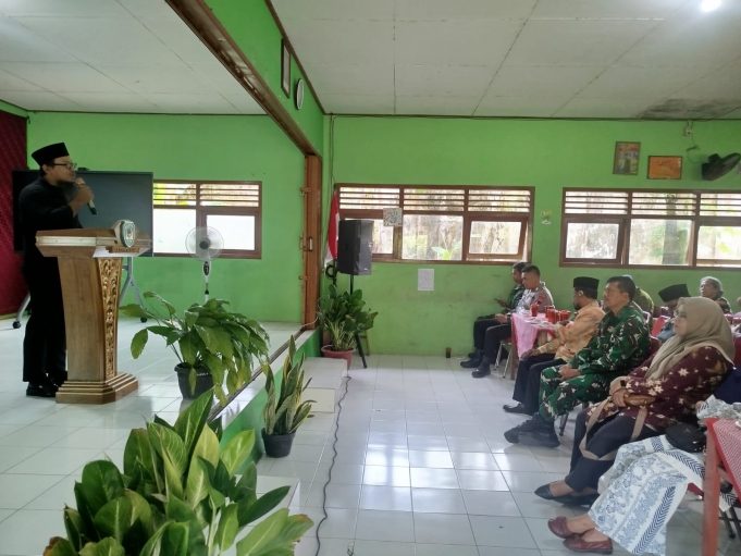 Danramil 06/Kebonarum Hadiri Halal Bihalal SMP N 7 Klaten, Perkuat Sinergi dengan Dunia Pendidikan