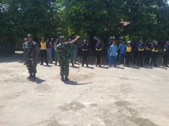 Babinsa Kebonarum Latih PBB Dasar Di SMP N 7 Klaten, Bentuk Disiplin Dan Karakter Siswa