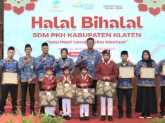 Gelar Halal Bihalal SDM PKH Dan DISSOSP3APPKB Kabupaten Klaten, Satu Maaf Seribu Manfaat.