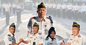 Apresiasi Atas Dedikasi, Kalapas Klaten Pimpin Apel Pagi Sekaligus Sematkan Tanda Kenaikan Pegawai