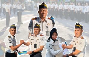 Apresiasi Atas Dedikasi, Kalapas Klaten Pimpin Apel Pagi Sekaligus Sematkan Tanda Kenaikan Pegawai